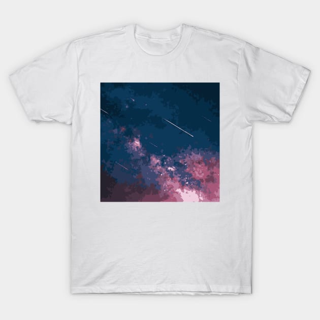 Sky full of stars painting art T-Shirt by exploring time